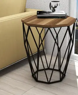 Príručný stolík / Odkladací stolík Sofya - Walnut