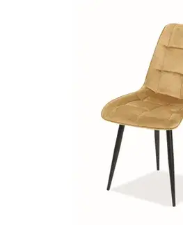KIK jedálenská stolička, žltá