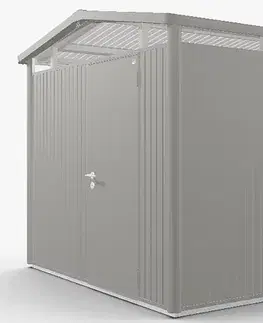 Biohort Záhradný domček BIOHORT Panorama P4 - 273 × 278 cm (sivá kremeň metalíza)