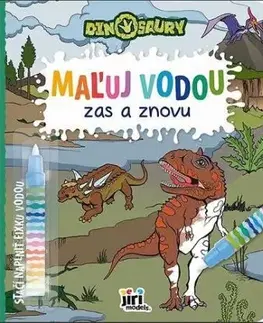 Maľuj vodou zas a znovu - Dinosaury