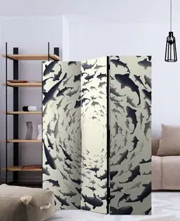Paraván Fish Swirl Dekorhome