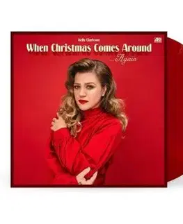 Clarkson Kelly - When Christmas Comes Around Again (Red/White) LP - Kelly Clarkson