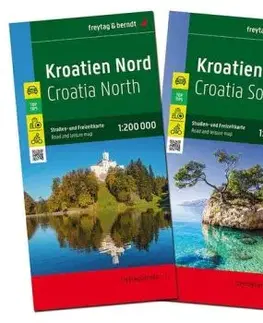 Chorvátsko 1:200 000 Set 2 mapy
