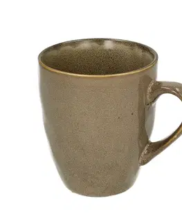 Dekoria Hrnček Gelato 400 ml brown, 12 x 9,5 x 11 cm
