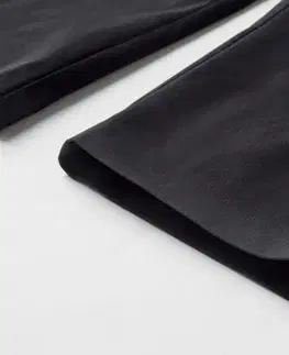 3/4 elastické nohavice, čierne