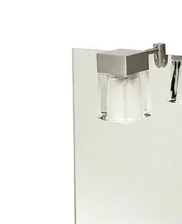 Nástenná lampa so zrkadlom do kúpeľne 1X40W G9 saténová