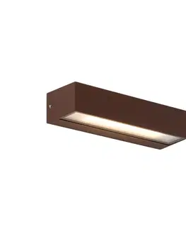 Priemyselná nástenná lampa hrdzavohnedá vrátane LED IP65 - Steph