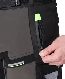 W-TEC Daimick kalhoty čierno-šedá - 5XL