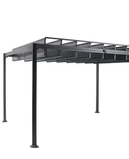 DEOKORK Záhradný hliníkový altánok FLORES 3,8x3 m