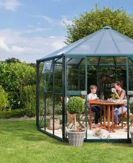 Pavilón HERA 9000 sklo / polykarbonát / hliník Dekorhome