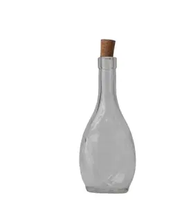 Kinekus Fľaša sklenená, 250ml, IKONA, s korkovým uzáverom