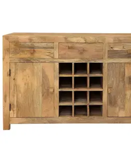 Barová skriňa Hina 140x90x45 z mangového dreva