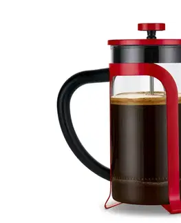 Kanvica french press 800 ml, 6 šálok, červená