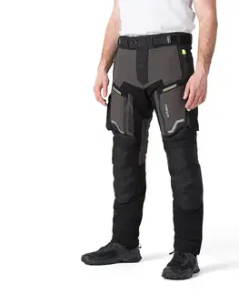 W-TEC Daimick kalhoty čierno-šedá - 5XL