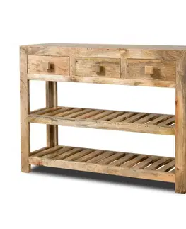 Konzolový stolík Hina 130x76x35 z mangového dreva