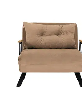 Kreslo Sando Single Light Brown v2