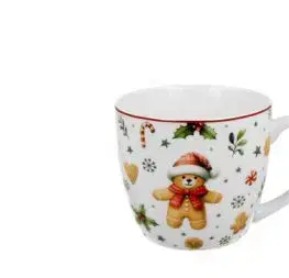 Klasický porcelánový hrnček Vianoční maznáčikovia 460 ml
