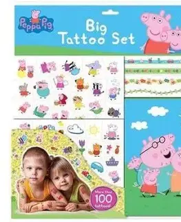 Veľký set s tetovaním Prasiatko Peppa
