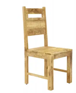Stolička Manu indický masív mango