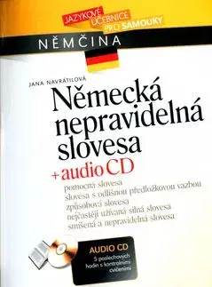 Německá nepravidelná slovesa + audio CD - Jana Navrátilová
