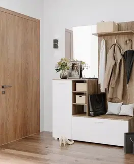 WETLY predsieň, tmavý dub Ansberk/ biela
