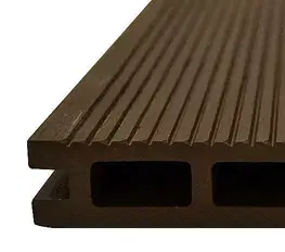 Terasový profil UNVOC ČOKO HNĚDÁ (FSC 100%) 23 x 146 x 4000 mm