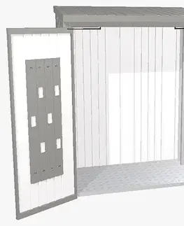 Biohort Drevník BIOHORT Woodstock 157 x 102 x 199 cm (sivý kremeň metalíza)
