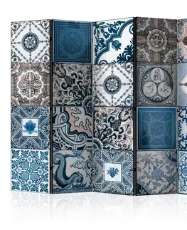Paraván Blue Arabesque Dekorhome