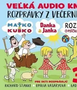 Veľká audio kniha - Rozprávky z večerníčkov 3CD BOX