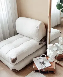 Kreslo Fold Teddy Cream