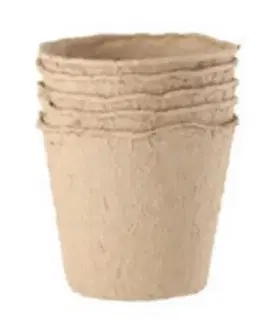 Kinekus Kvetináč rašelinový SADBOVAČ 10x10cm, sada 5ks