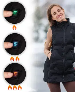 inSPORTline Electronics WARMelong čierna - 3XL