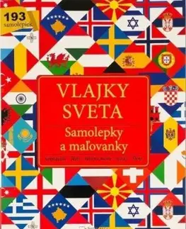 Vlajky sveta - samolepky a maľovanky