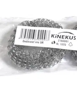 Kinekus Drátenka na riad kovová SADA 2x15 g