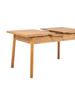 Jedálenský set s rozkladacím stolom a lavicou (3 kusy) Santiago 0900 - Atlantic Pine, Stone