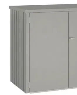 Biohort Box na smetiaku BIOHORT Alex duo 147 x 88 x 129 cm (sivý kremeň metalíza)