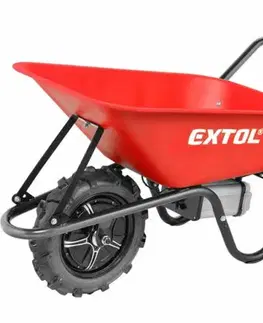 EXTOL PREMIUM Fúrik na akumulátorvý pohon, 80L, max. 150kg, 6km/h