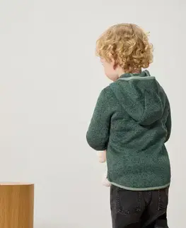 Detská bunda z pleteného flaušu