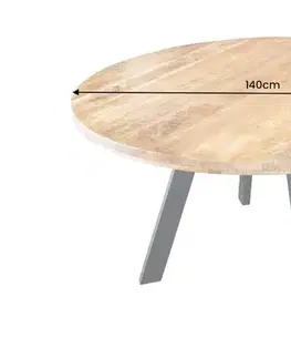 Jedálenský stôl THOR 120 cm Dekorhome