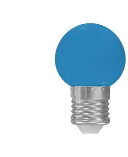  LED žiarovka E27, 1 W, 230 V, 5500–6500 K, modrá 11797