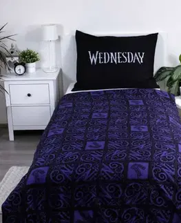 Obliecky Disney Wednesday 140x200cm+90x70cm Setino Tiahome