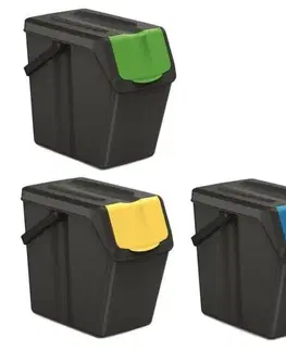 Kinekus Kôš na triedený odpad SORTI BOX sada, 3 x 25 litrov