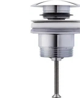 Duravit 50521000 - Výpusť umývadla PUSH-OPEN priemer 6,3 cm, lesklý chróm 0050521000