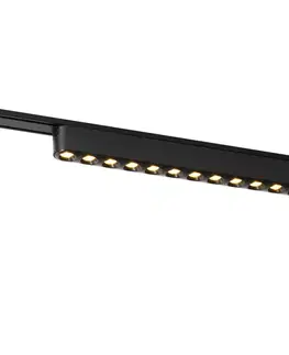 Moderné čierne stropné svietidlo pre koľajnicový systém 1-fázové 12W 3000K - Magnetic Puntua