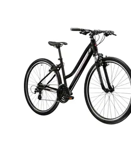 Kross Evado 2.0 28" - model 2025 čierna / ružová / lesk - L (19", 168-180 cm)