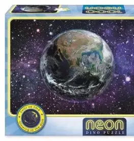 Puzzle Planéta Zem 1000 neon Dino