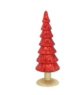 Dekoria Dekorácia Red Christmas Tree 36cm, 10 x 36 cm