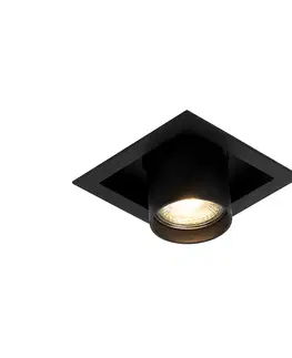 Moderné zapustené bodové svetlo čierne nastaviteľné - Roof