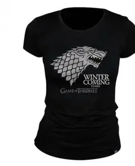 Game of Thrones: Winter is coming tričko dámské, černé M