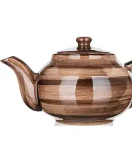 Banquet Keramická kanvica PALAS, 1,2 l, hnedá